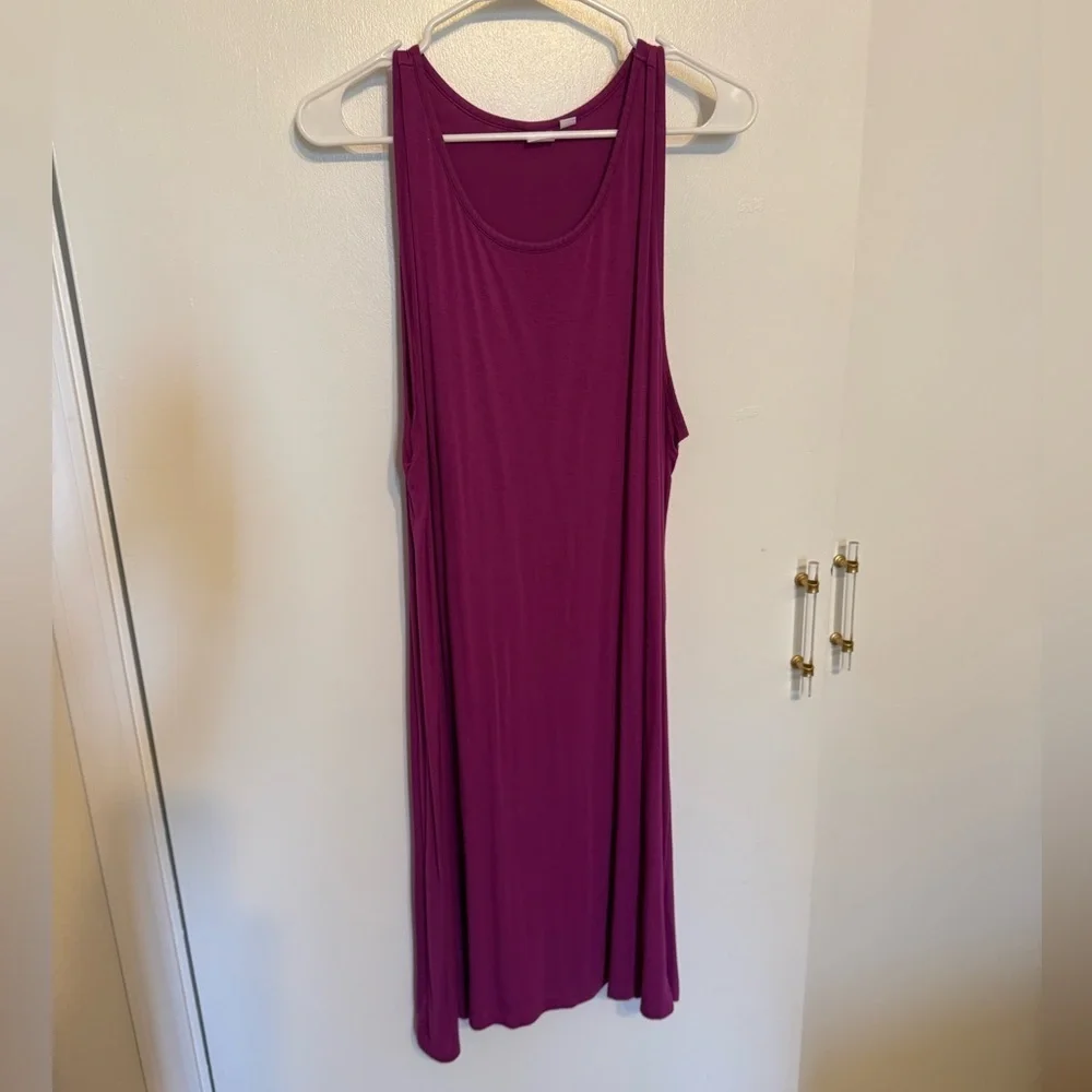GAP XXL Hot Pink Sleeveless Swing Dress - Picture 2 of 10